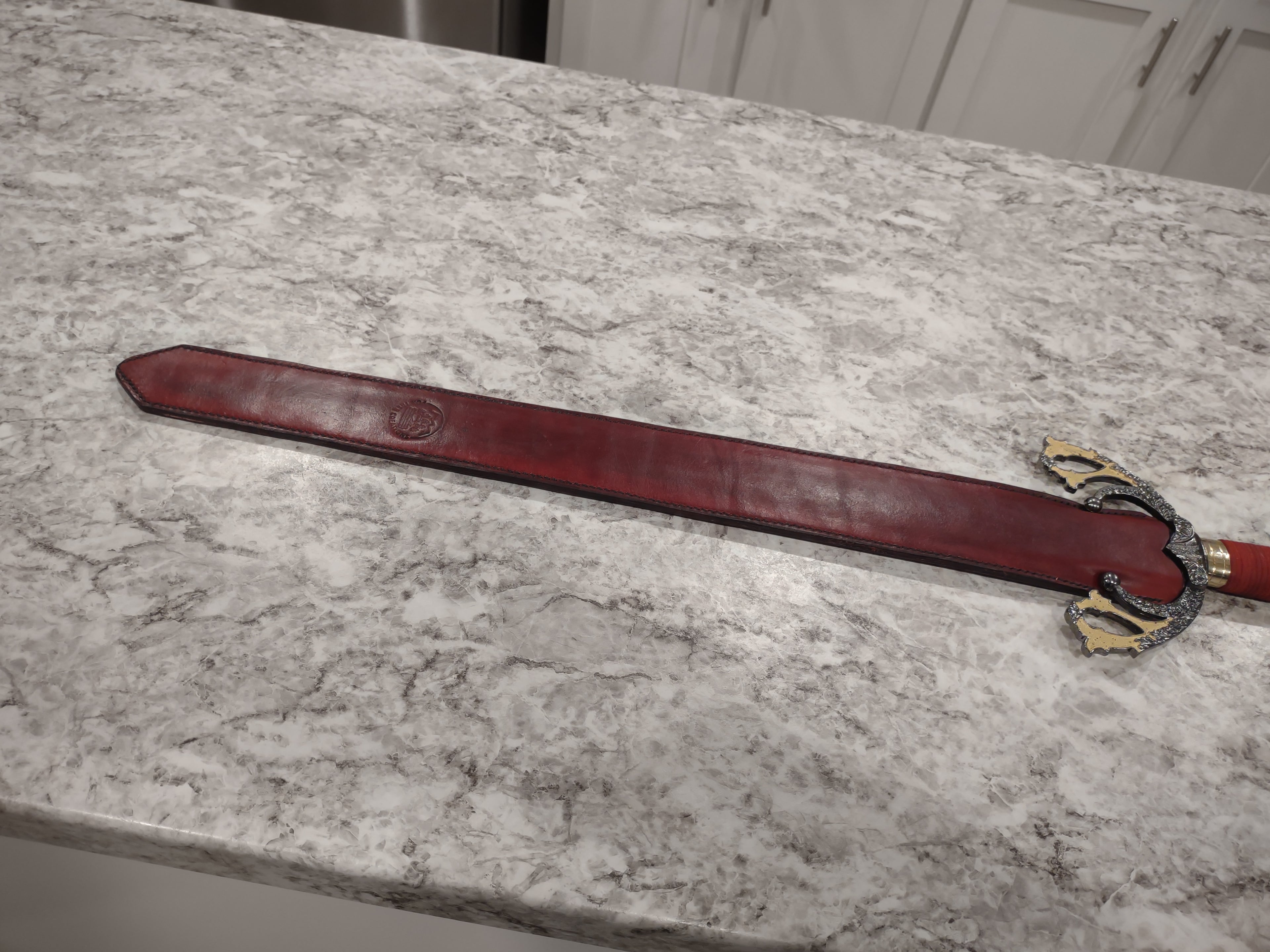 Fox Tree Creations custom leather sword sheath
