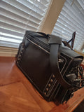 Custom Leather Messenger Bag by Fox Tree Creations - Fox Tree Creations