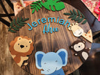Custom Nursery Sign by Fox Tree Creations - Jungle Safari - Fox Tree Creations