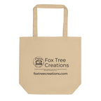 Fox Tree Creations eco-friendly tote bag for gifts with a simple design and sturdy handles