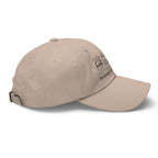 Tan Fox Tree Creations engraved logo hat with adjustable strap and classic design