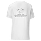 Fox Tree Creations Custom T-Shirt, a unique gift t-shirt for men and women in a white color on the back