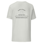 Fox Tree Creations Custom T-Shirt, a unique gift t-shirt for men and women in a silver color on the back