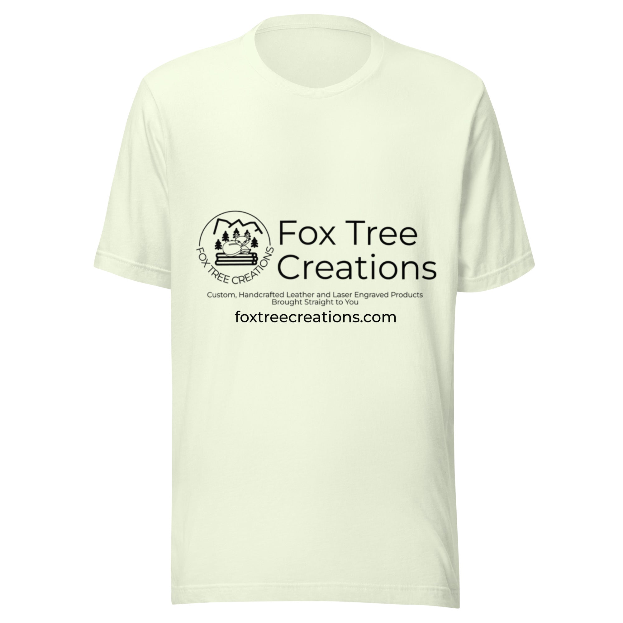 Fox Tree Creations Custom T-Shirt, a unique gift t-shirt for men and women in light color