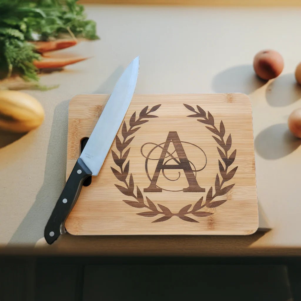 Fox Tree Creations Personalized Monogram Cutting Board - Fox Tree Creations