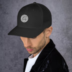 Fox Tree Creations unique gift trucker cap in black with embroidered logo for stylish casual wear