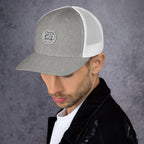 Gray Fox Tree Creations unique gift trucker cap with mesh back and embroidered logo